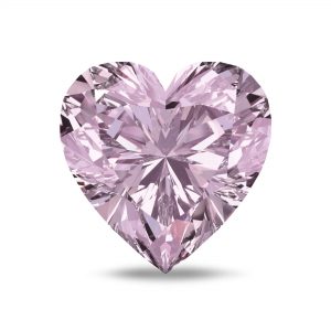 Heart Cut Pink Moissanite