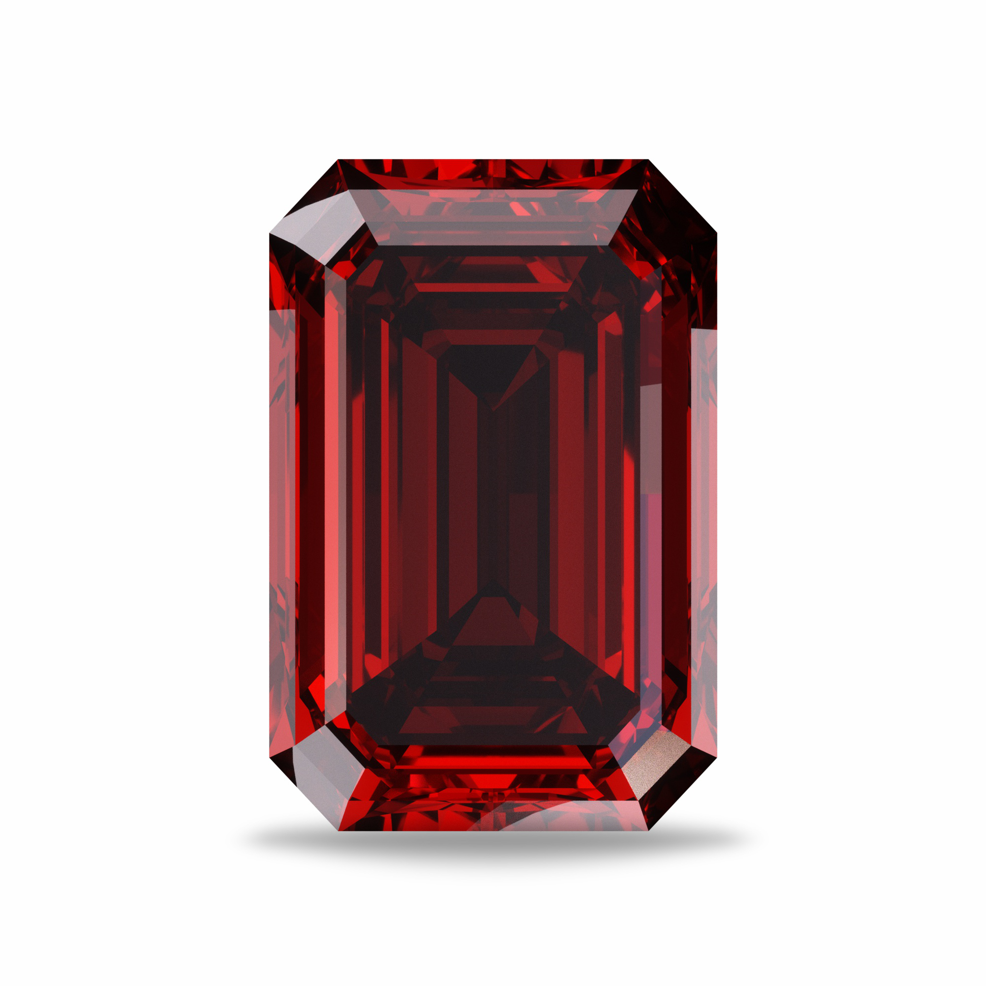sensor værdig Let Emerald Cut Red Ruby | Unmined